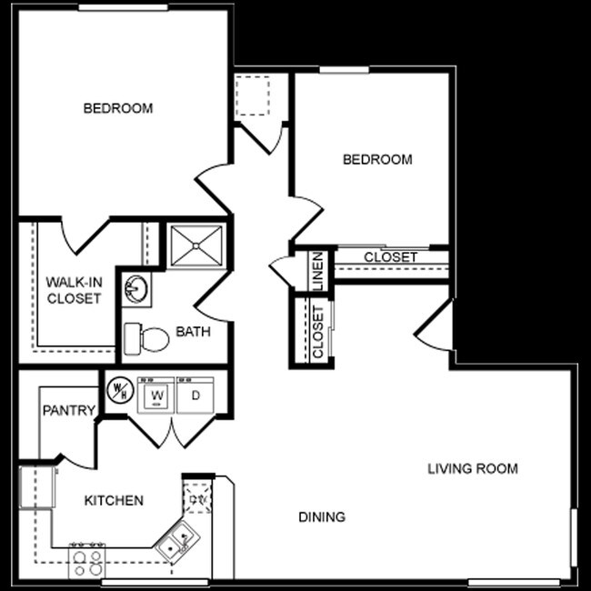 Plano de planta - Lofts At Hoover
