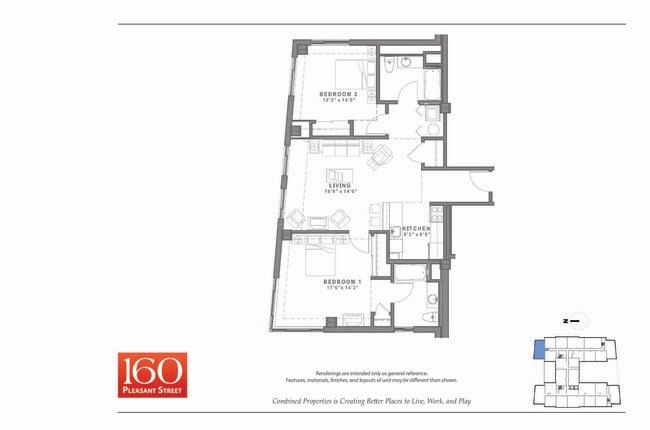 Interior Photo - 160 Pleasant Street Apartments