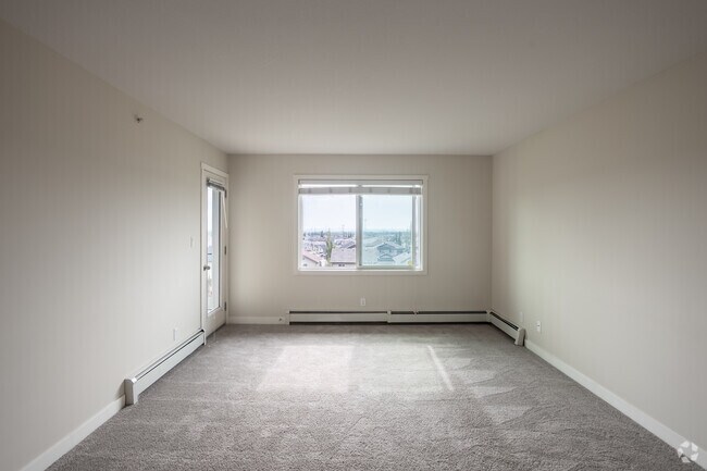 2 chambres, 1 salle de bain - 869 pi2 - Salon - Brintnell Landing