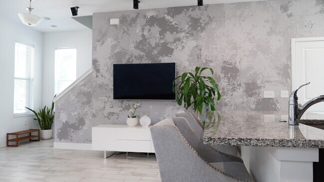 Vista de la sala de estar/cocina - 4400 N Branch Ave