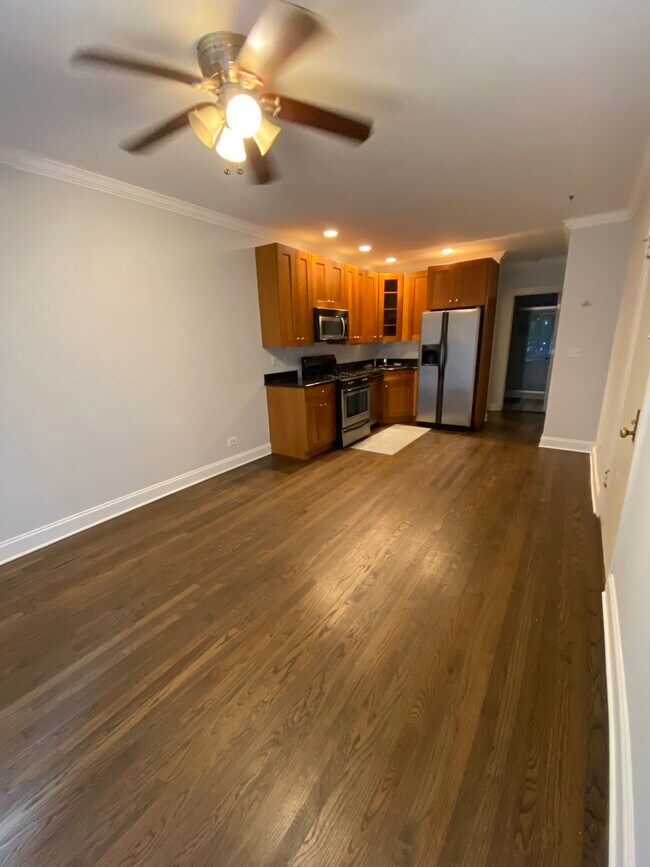 Kitchen and Living - 1135 W Grace St