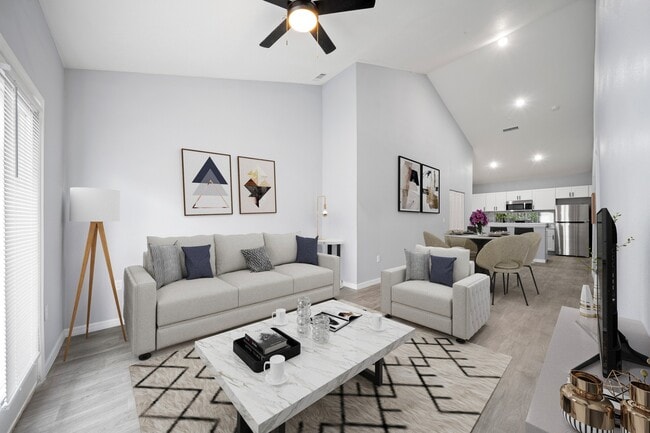 Living Room - The Lumen Apartments