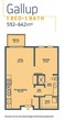 1 Bedroom / 1 Bath - Gallup