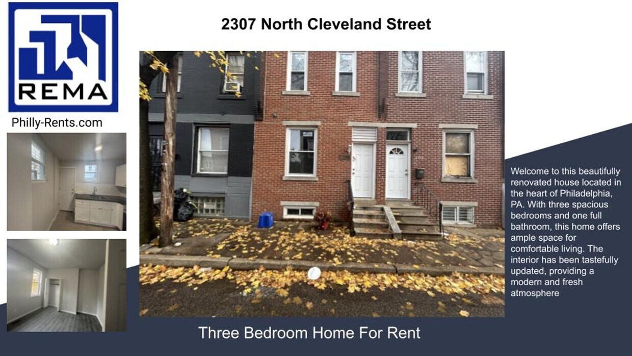 Move-In Ready 3BR Row Home in North Philly – Updated Kitchen & Bath - Move-In Ready 3BR Row Home in North Philly – Updated Kitchen & Bath