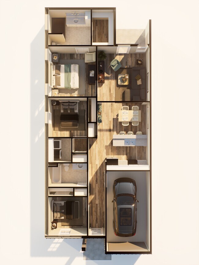 Plano de planta de 3 dormitorios - 355 Highway 30