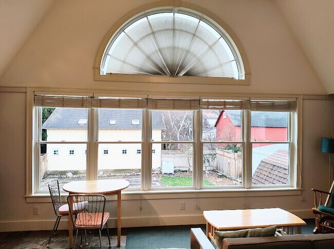 Vaulted ceiling and windows - 411 N Geneva St