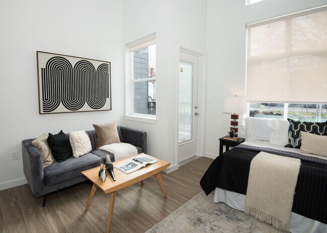 Photo - App Fee Special: Sleek & Modern Studio w/Condo-Grade Finishes + Patio!