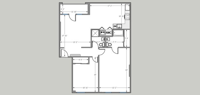 Plano de planta - The Saint Clair