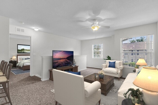 Living Room - Lake Harris Cove