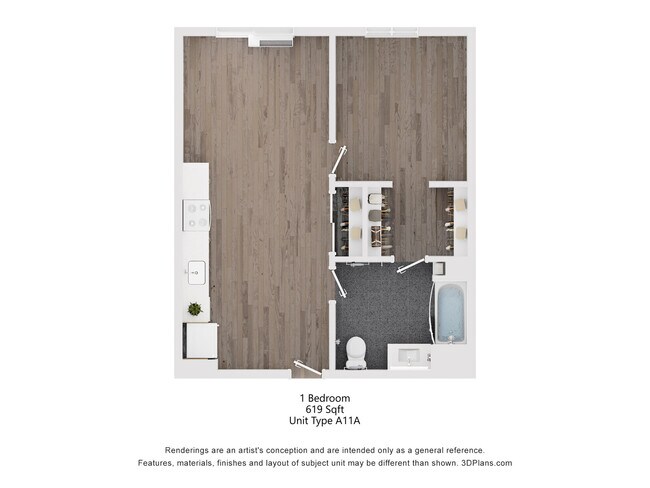 Plano de planta - Parkside Heights