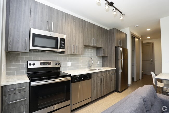 STUDIO - 443SF - KITCHEN - 101 Center