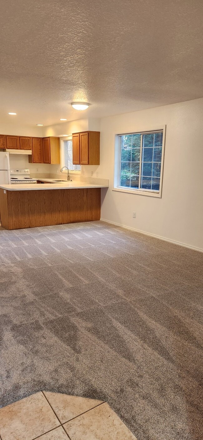 Living room with new carpet - 12331 SE Whitcomb Dr.