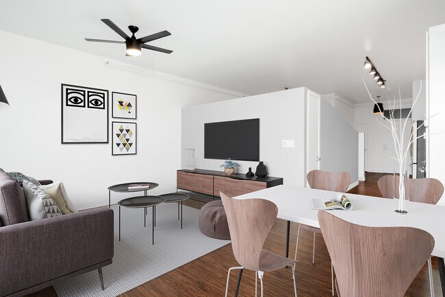 Newstead de 1 habitación: Sala de estar - Metropolitan Flats Apartments