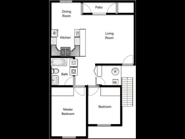 2BR/1BA - Kensington Apartment Communities