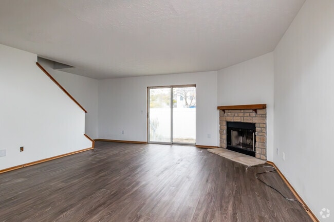 3BR, 2.5BA - 1,300SF - Living Room - Jefferson Commons