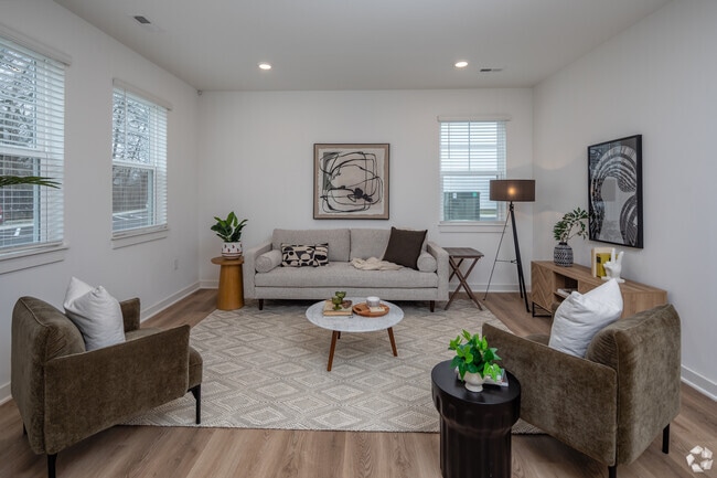 3BR, 2.5BA - The Hannah - 1,507SF - Living Room - The Harris