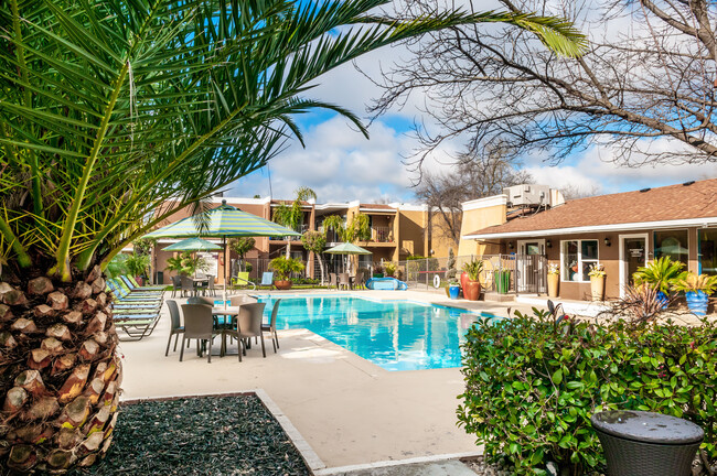 Pool Area - Cambridge House Apartments