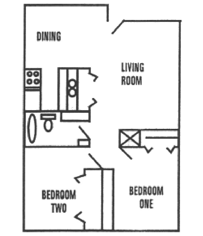 2BD/1BA - The Cove