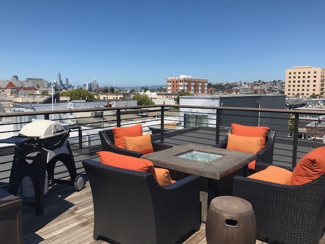 Exclusive Attached Roof Deck - 359 San Jose Ave