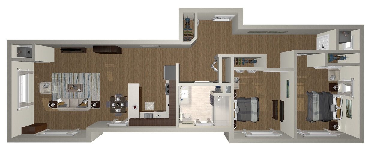 2 Bedroom - Addison Horizon