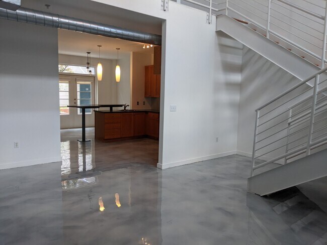 Living Room facing Kitchen - 400 Village Pkwy