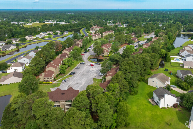 Aerial view. - Myrtle Greens Condominiums