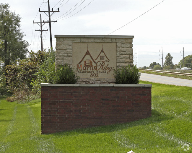 Monument Sign - Martin Riley Apartments