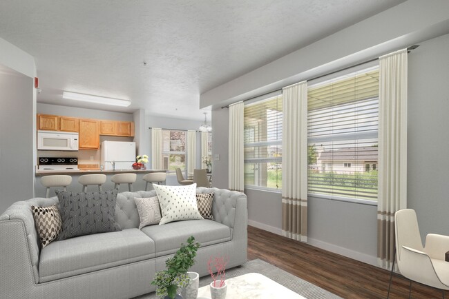 Kitchen/Living Room - Faith Landing Apartments