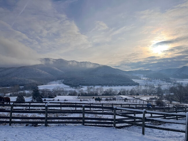 The setting is breathtaking in every season. - 2353 Lusters Gate Rd