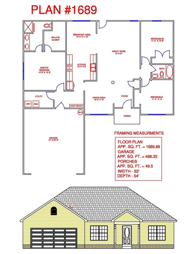 Foto del edificio - 3 Bedroom, 2 Bath, 2 Car Garage
