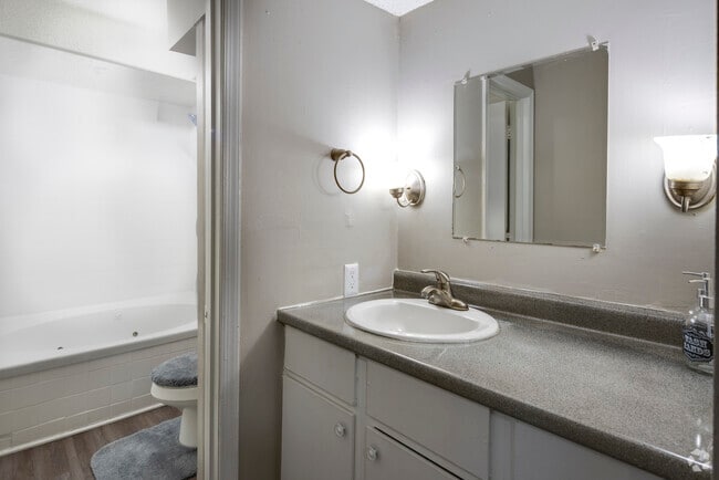 2BR, 1BA - 843SF - Bathroom - Retreat at Broad River Apartments