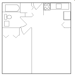 1HAB/1BA - General Braddock Towers