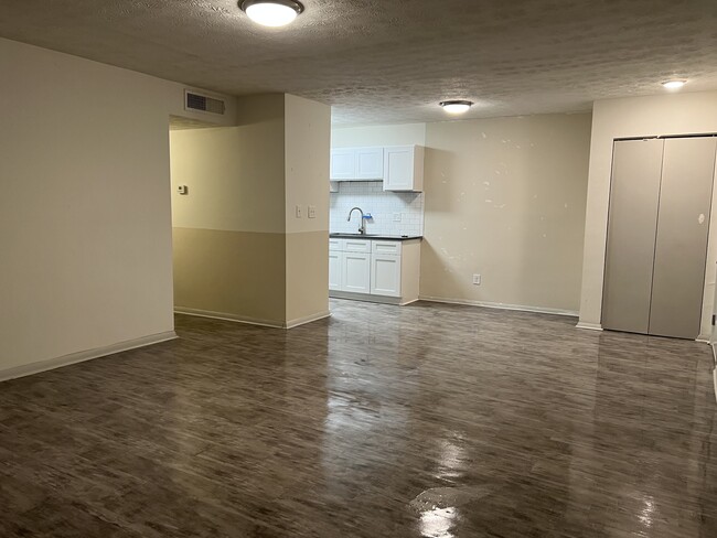 Living room looking at kitchen - 347 Pine Tree Cir