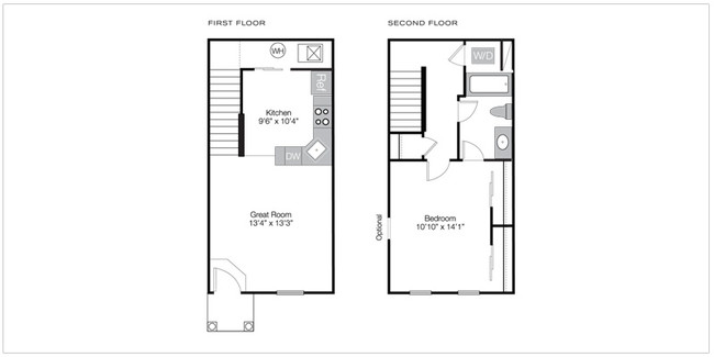 Plano de planta del apartamento Bentley I Town - LC New Albany