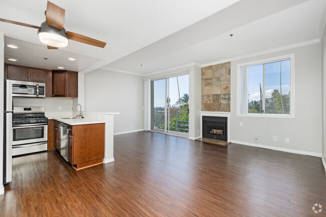 Sala de estar y cocina - Hollywood Place