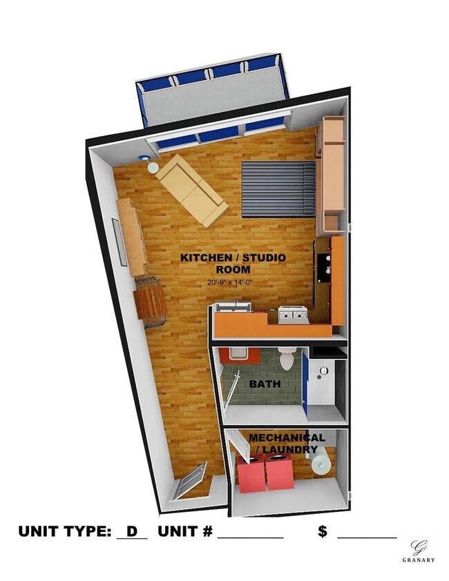 Interior Photo - Granary Lofts