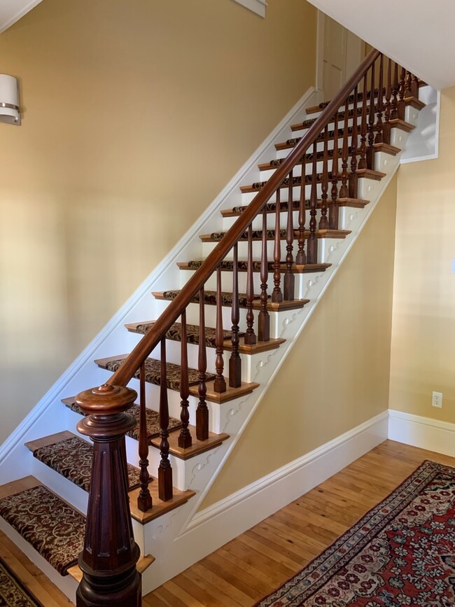 Entry hallway stairs - 17 Prospect St
