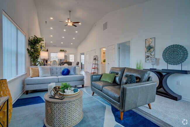 2BR, 1BA - 1125SF - Sala de estar - Highland Knolls