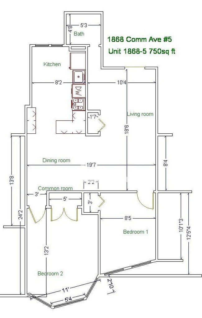 Building Photo - Clevaland Circle exceptional 2 bed with amazing layout NO BROKER FEE for 9/1 Close to BC
