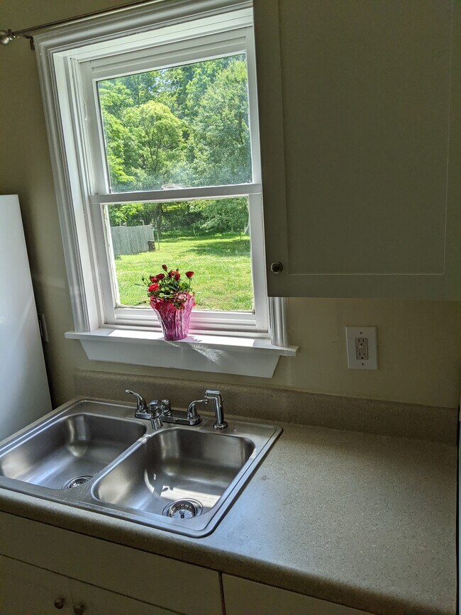 Cozy kitchen overlooks the large back yard - 312 Bowen St