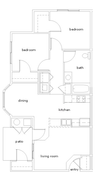 2BR/1BA - Washington Court