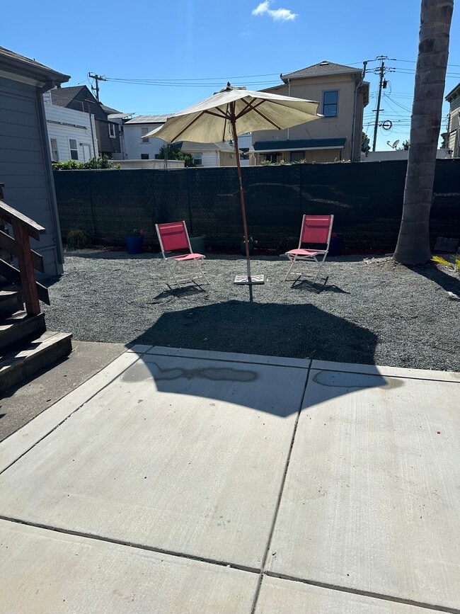 Patio area - 1465 9th St