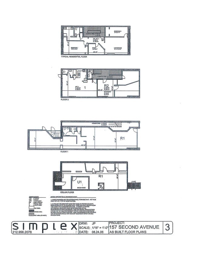 Floorplan - 157 Second Ave