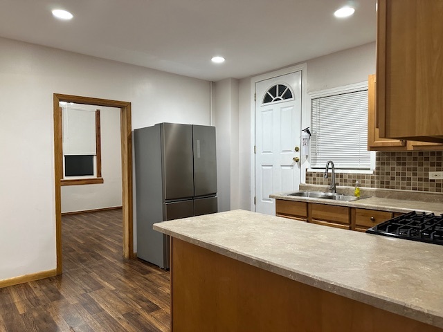 Kitchen looking into bedroom 1 - 1538 W 19th St