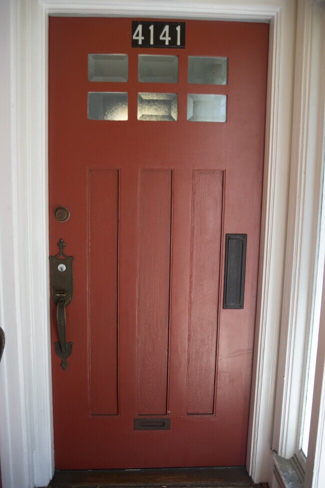 Front Door - 4141 Rosewood Ave