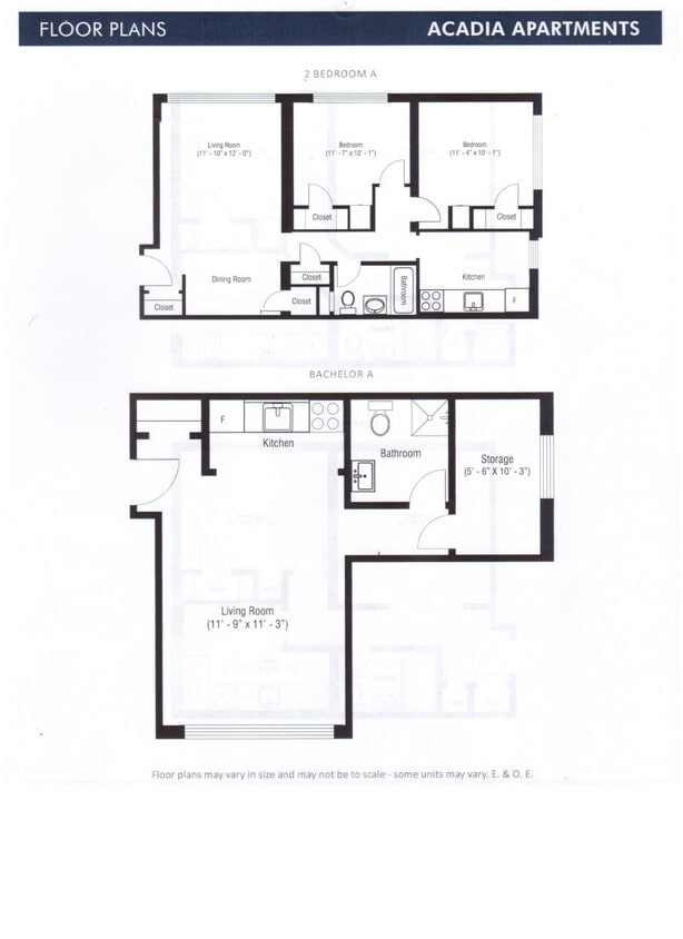 Bach & 2 chambres - Acadia Apartments