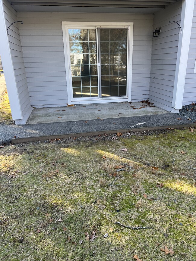 Small patio with siding doors - 9 Beals Cove Rd