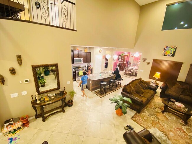 Living room view from loft - 2627 W Gray Wolf Trl