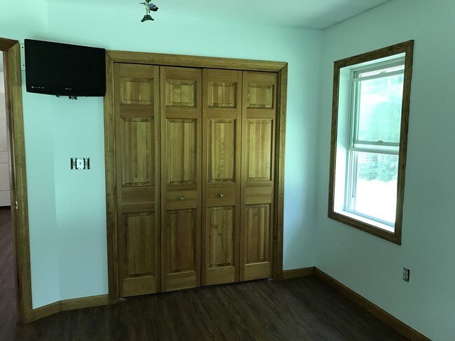 Bedroom closet and TV - 310 Westford Rd
