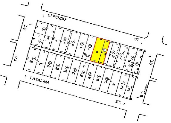Plat Map - Berendo Apartments
